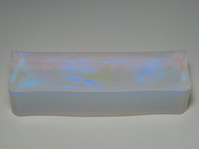 White/Blue Aurora Opal - Slab